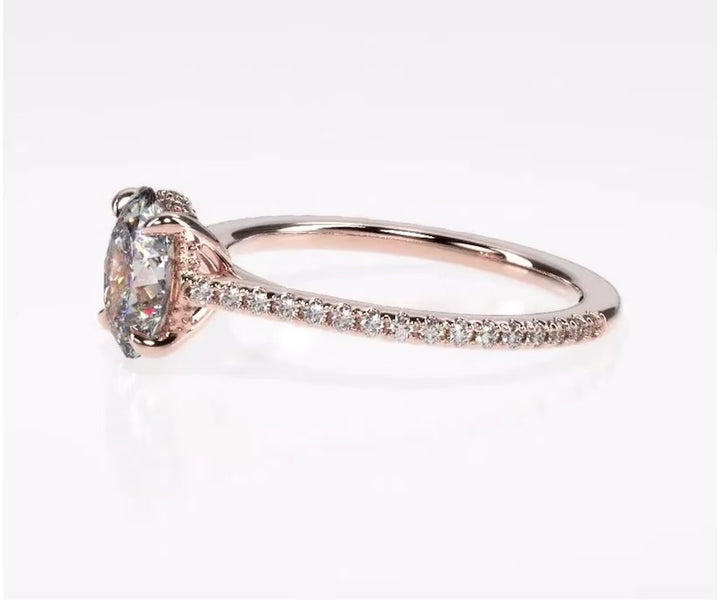 Forever Love 2 Carat Oval Solitaire Ring