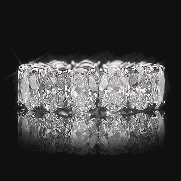 Royal Oval Diamond Eternity Band (4 cts)