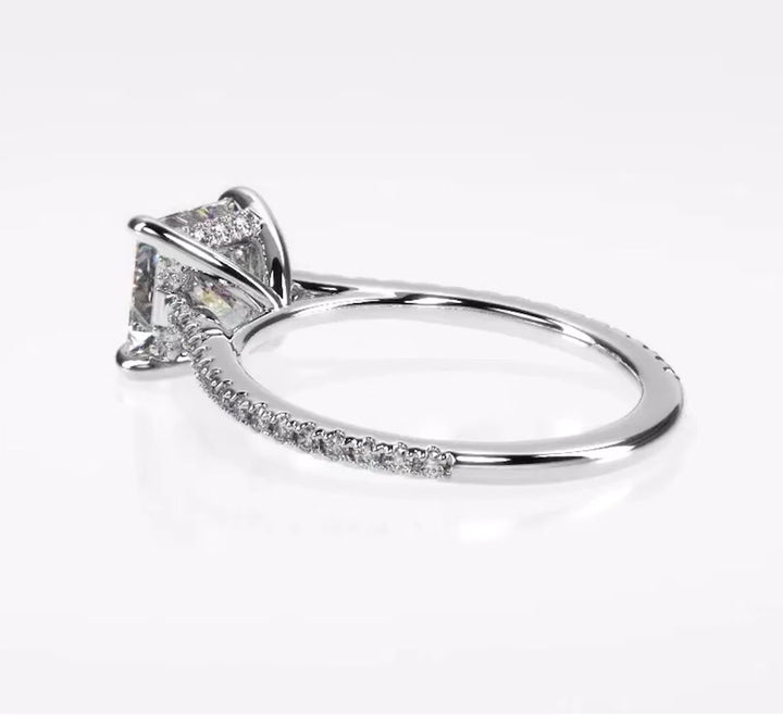 Forever Love 2 Carat Princess Solitaire Ring