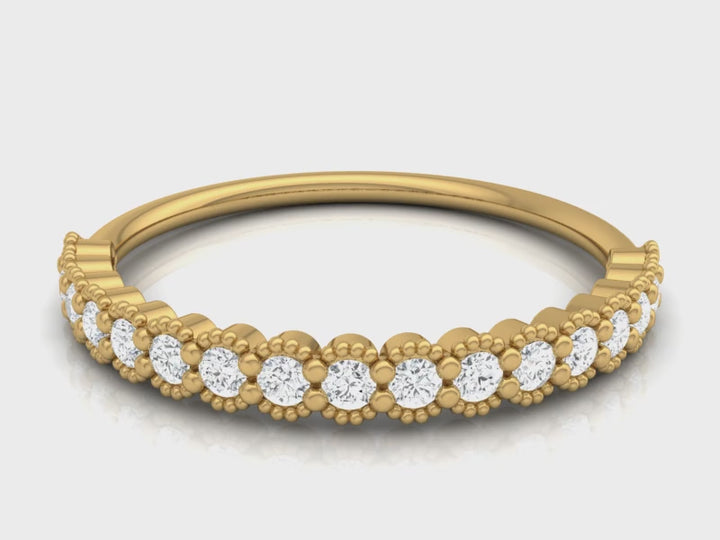 Lab Diamond Glittery Quad Ring