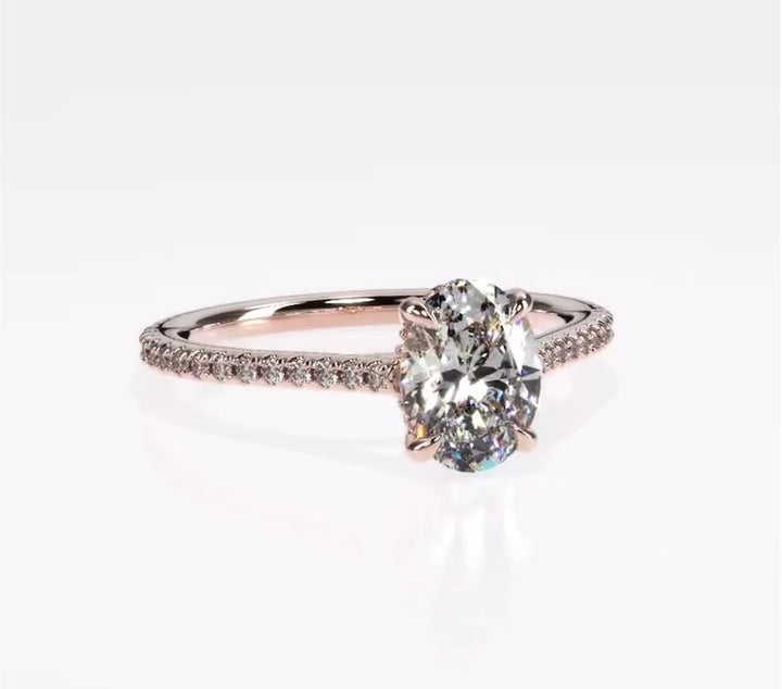 Forever Love 1 Carat Oval Solitaire Ring