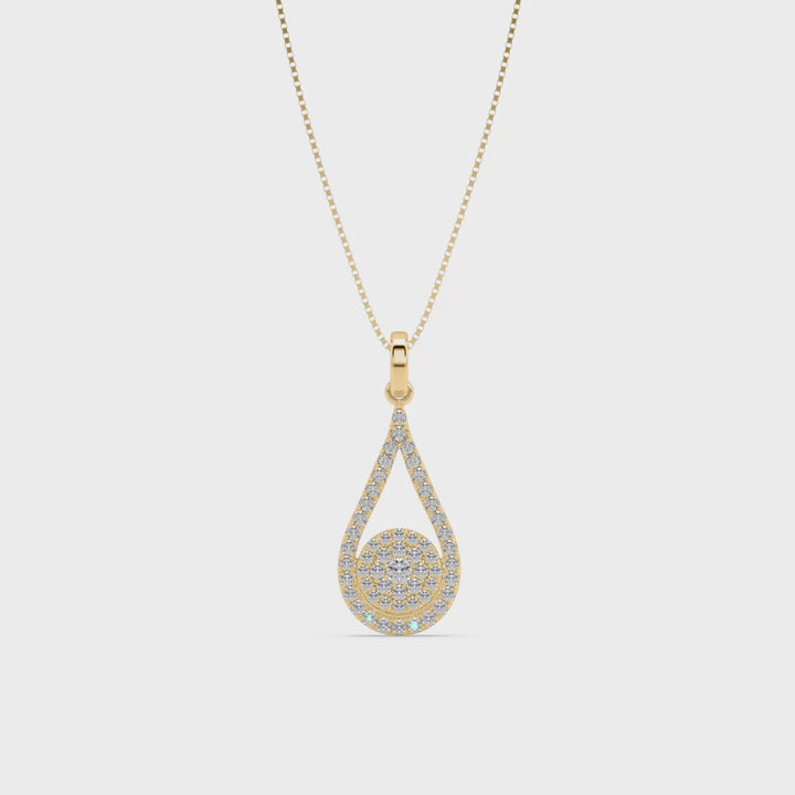 True Diamond Dazzling Drop Pendant