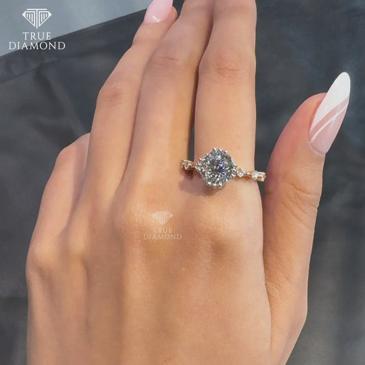 Video of Portuguese cut  Solitaire ring