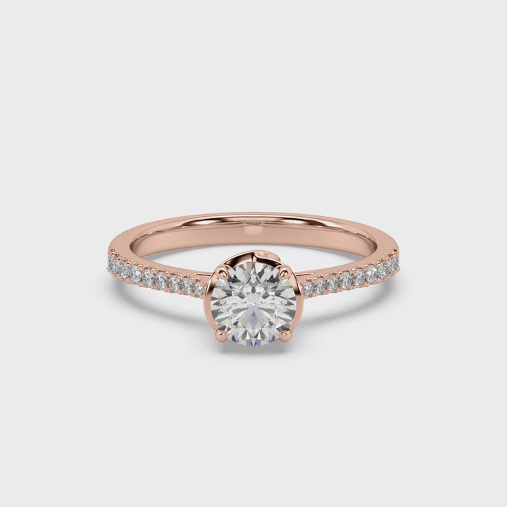 Timeless Embrace 0.75 Carat Lab Diamond Solitaire Ring