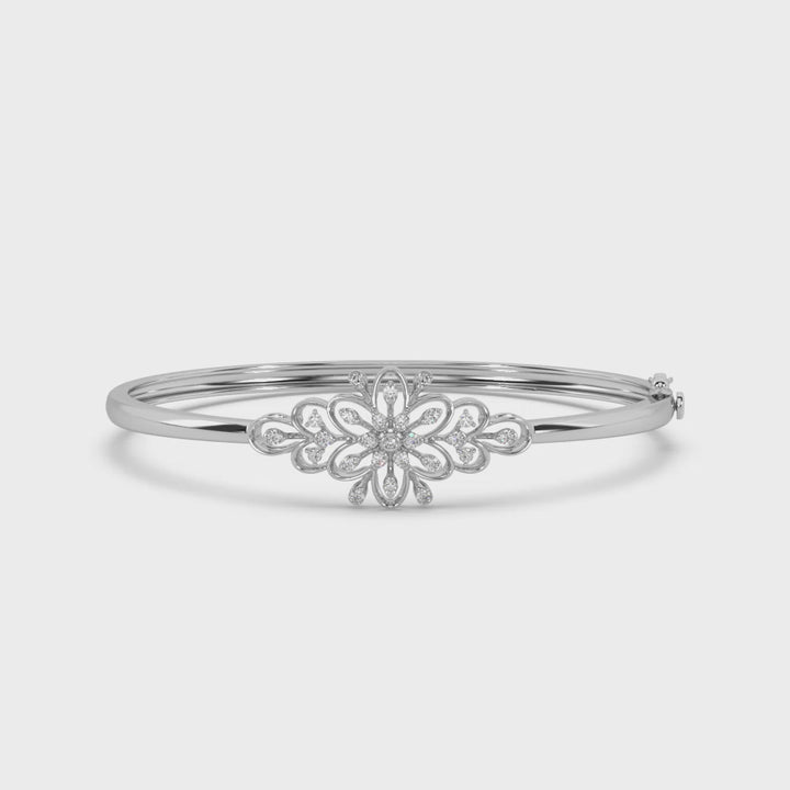 True Diamond Pretty Bloomer Bangle & Bracelet