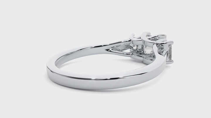 Lab Diamond Harmony Princess Solitaire Ring