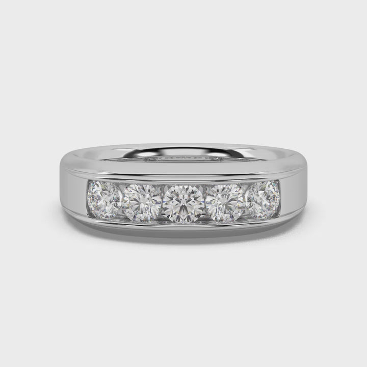 Classy Bold Lab Diamond Men Ring