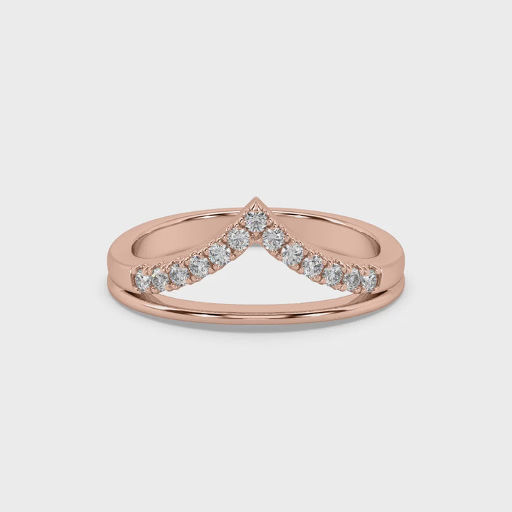 Lab Diamond Zen Stackable Cocktail Ring