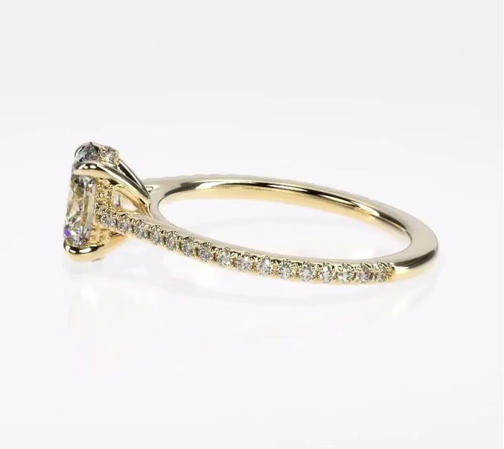 Forever Love 1 Carat Oval Solitaire Ring