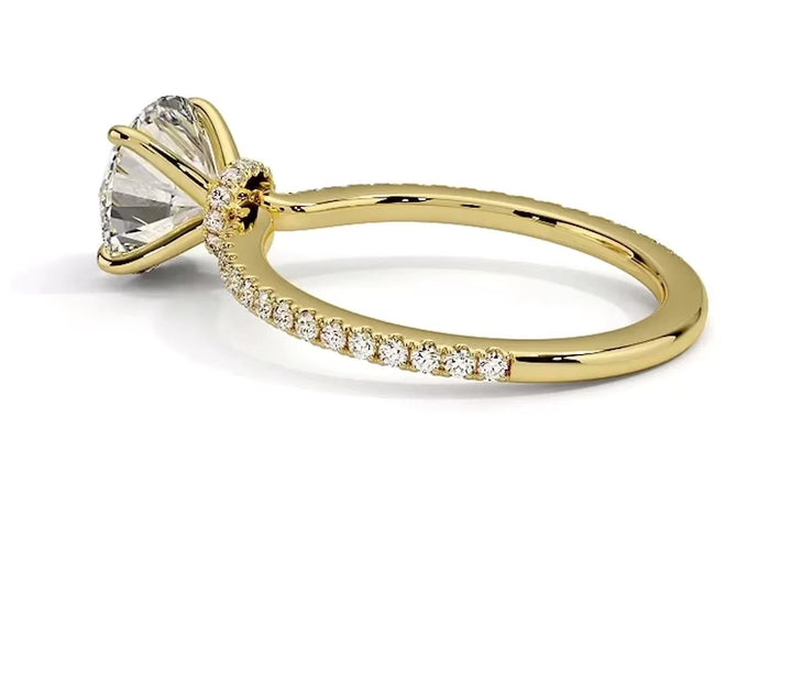 Hidden Harmony 1 Carat Solitaire Ring