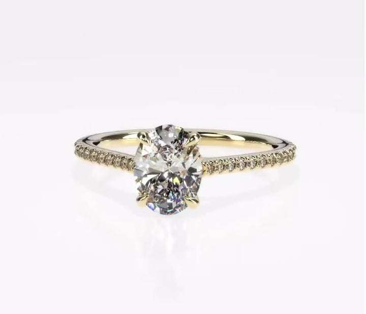 Forever Love 2 Carat Oval Solitaire Ring