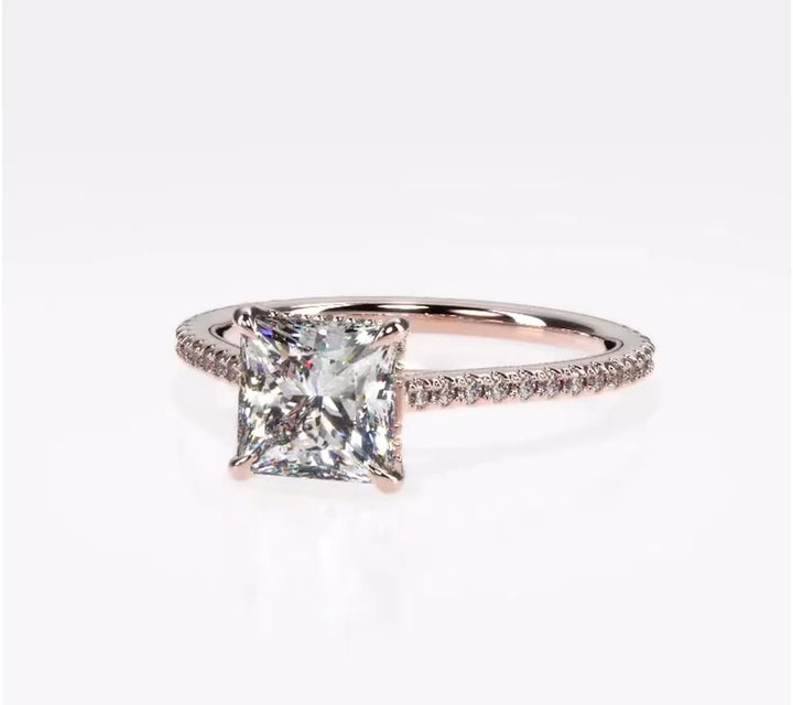 Forever Love 2 Carat Princess Solitaire Ring