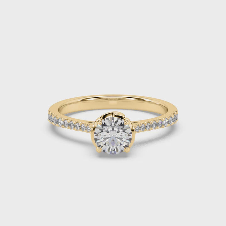 Timeless Embrace 0.75 Carat Lab Diamond Solitaire Ring