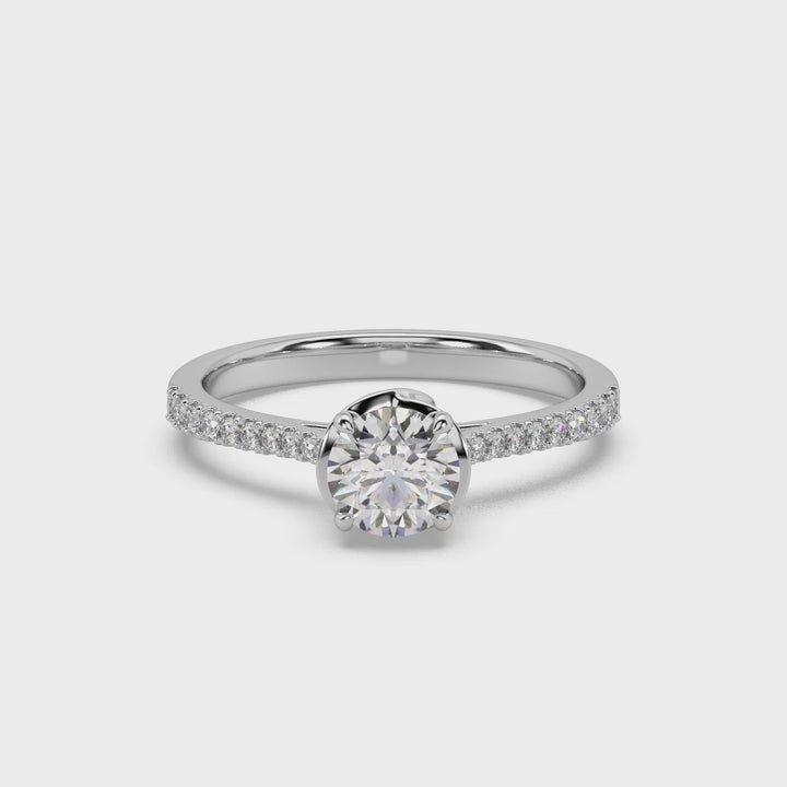 Timeless Embrace 0.75 Carat Lab Diamond Solitaire Ring