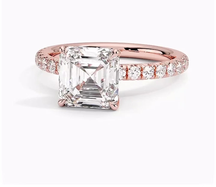 Eternal Promise 1 Carat Asscher Solitaire Ring