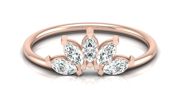 Queens Crown Lab Diamond Ring