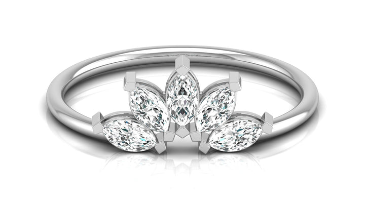 Queens Crown Lab Diamond Ring