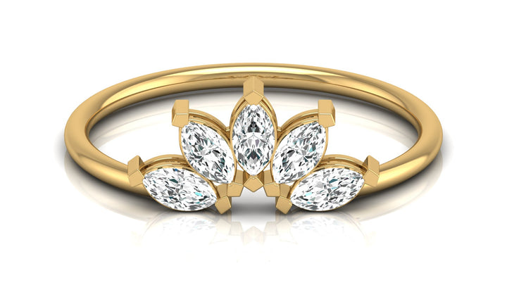 Queens Crown Lab Diamond Ring
