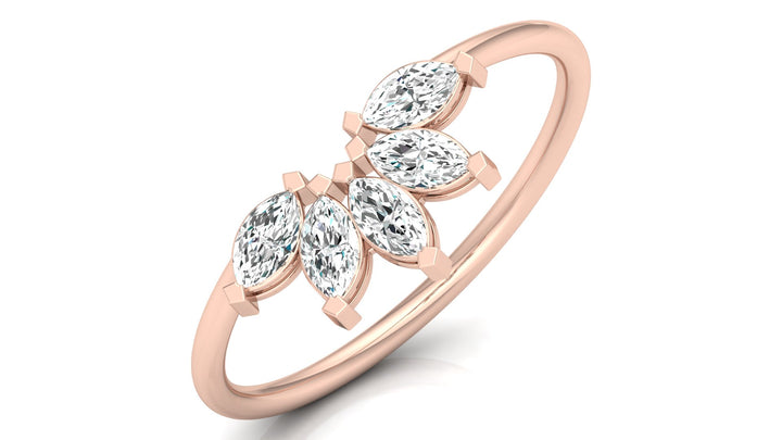Queens Crown Lab Diamond Ring