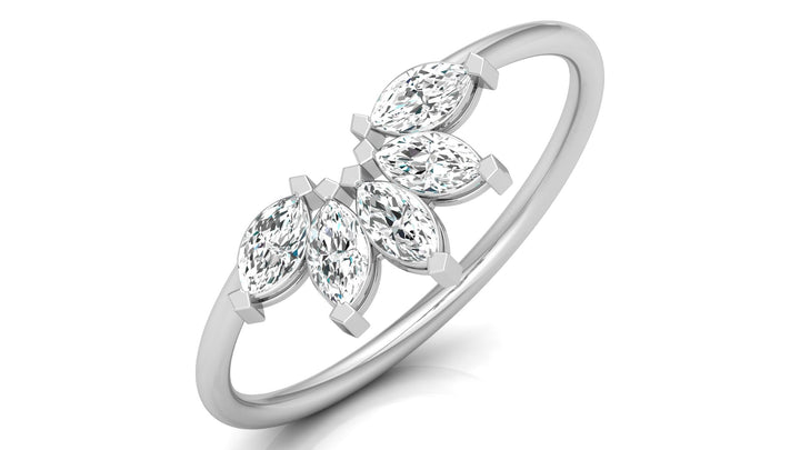 Queens Crown Lab Diamond Ring