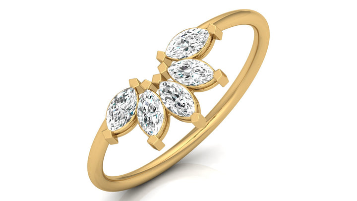 Queens Crown Lab Diamond Ring