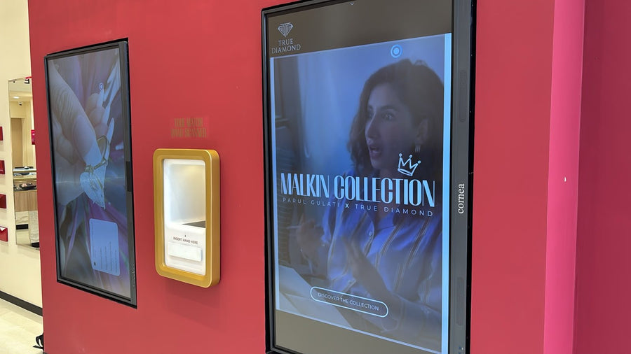 Malkin Collection display at True Diamond Gurugram