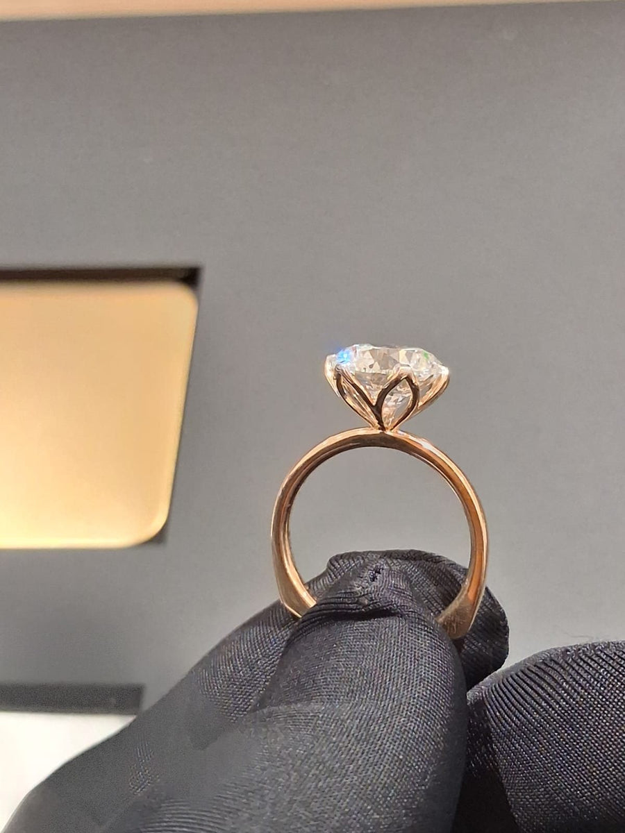 Solitaire engagement ring at True Diamond HSR Layout