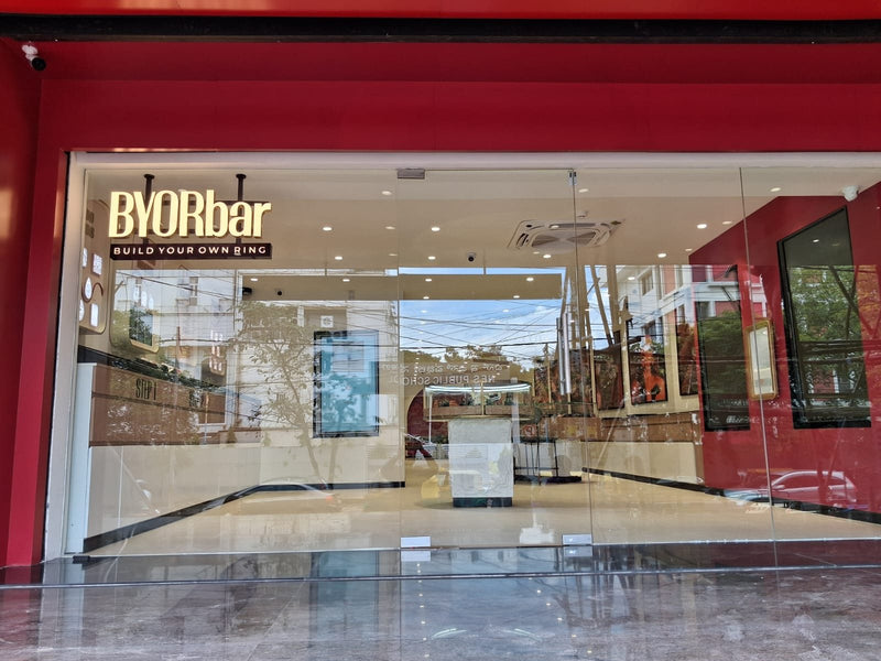 BYORbar store front at True Diamond HSR Layout, Bangalore