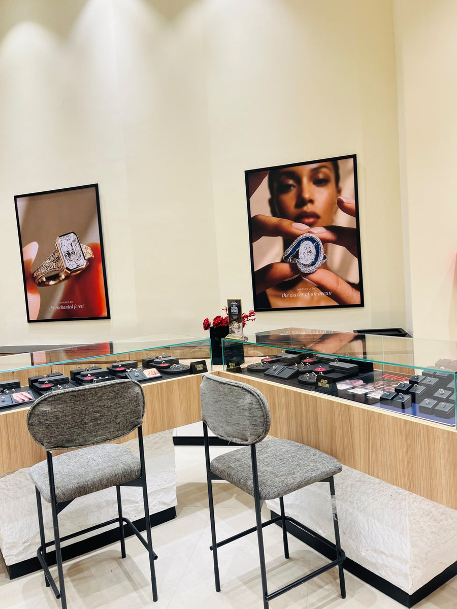 Ring counters and seating inside True Diamond Vizag