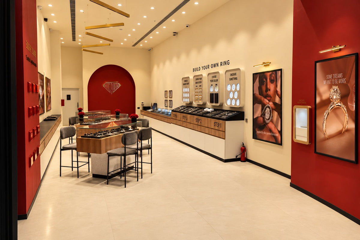 True Diamond store front at Inorbit Mall, Vizag