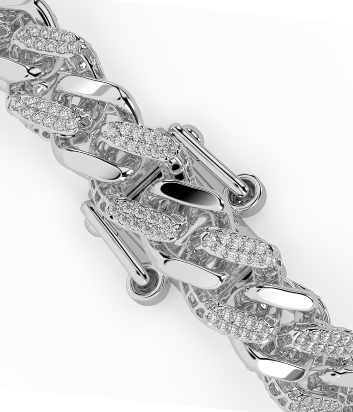 True Diamond Luxurious Links Mens Bracelet