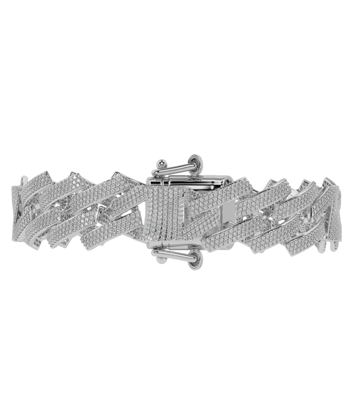 True Diamond Sparkle Mens Bracelet