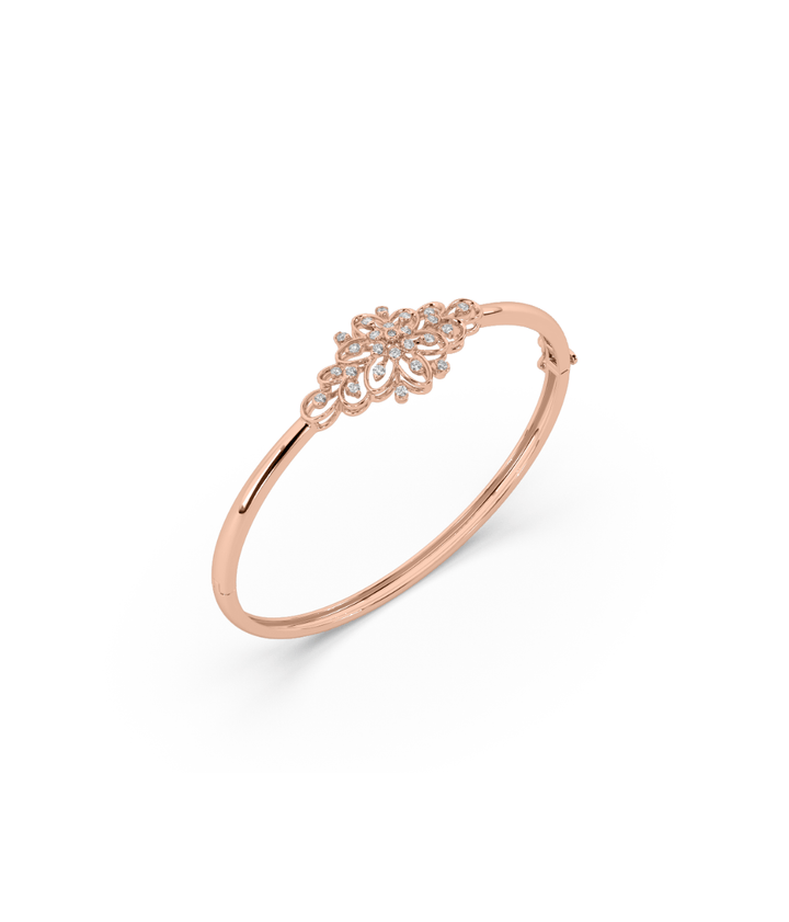 True Diamond Pretty Bloomer Bangle & Bracelet