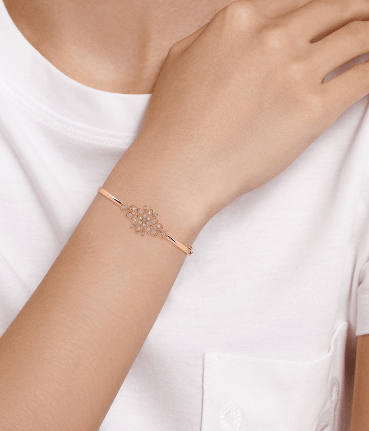 True Diamond Pretty Bloomer Bangle & Bracelet