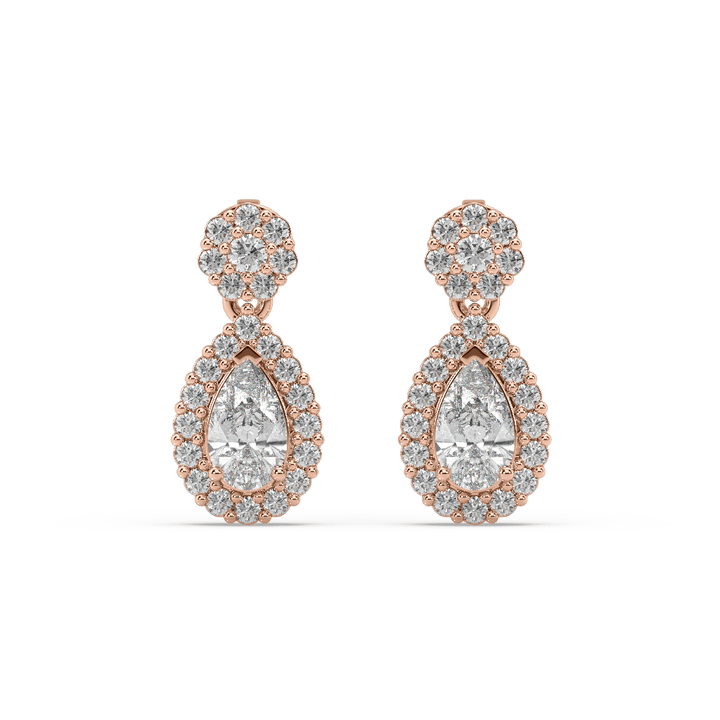 Dazzling Cluster Earrings