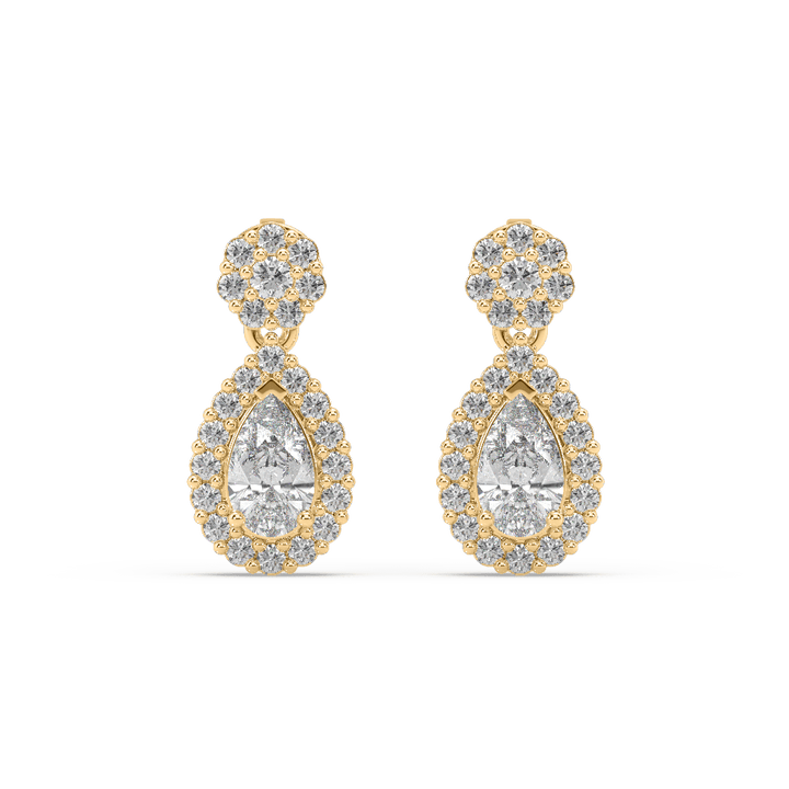 Dazzling Cluster Earrings