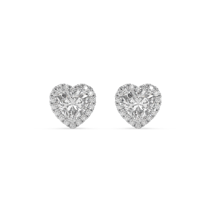 Love Of Heart Earrings (0.40 Carat Each)