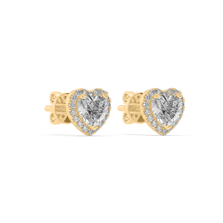 Love Of Heart Earrings (0.40 Carat Each)