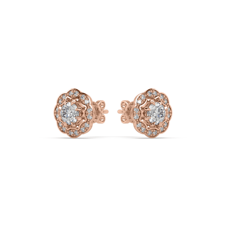 Sparkling Chic Earrings (0.37 Carat Each)