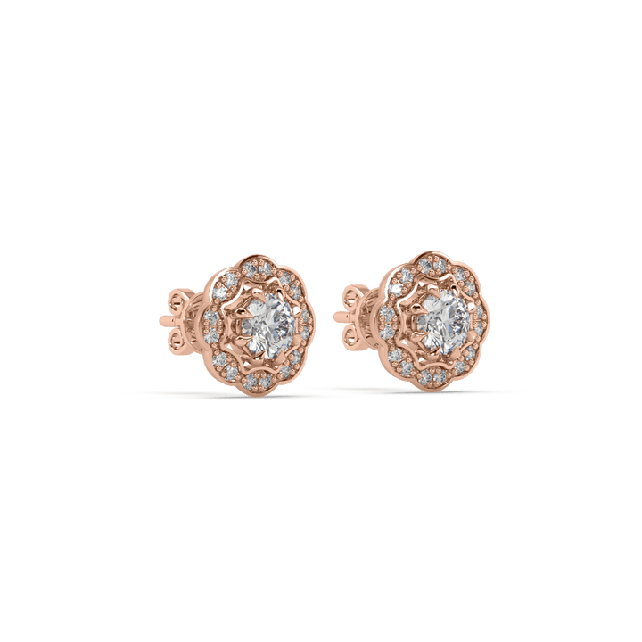 Sparkling Chic Earrings (0.37 Carat Each)