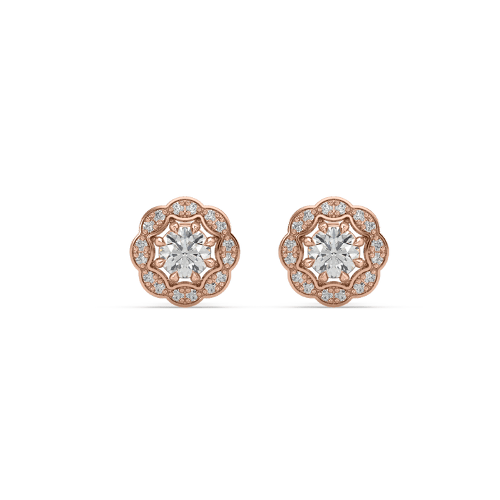 Sparkling Chic Earrings (0.37 Carat Each)