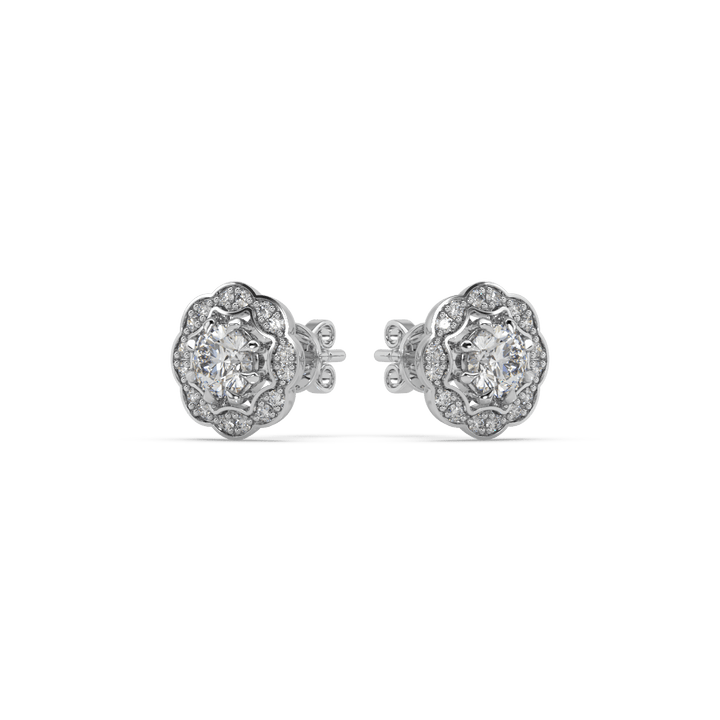 Sparkling Chic Earrings (0.37 Carat Each)