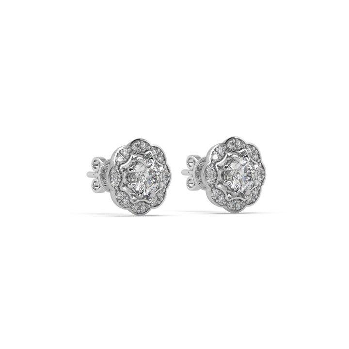 Sparkling Chic Earrings (0.37 Carat Each)