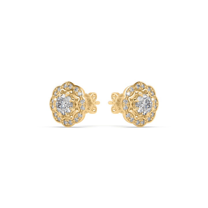 Sparkling Chic Earrings (0.37 Carat Each)