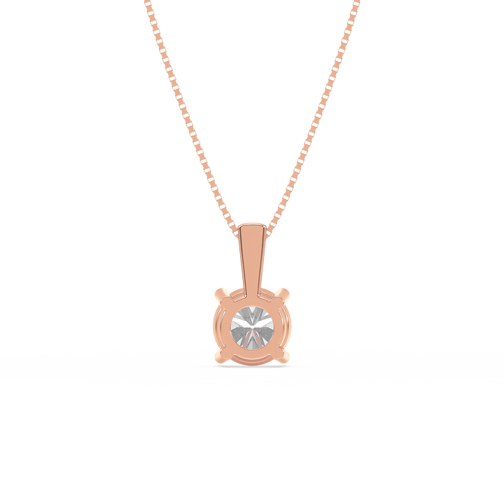 Lab Diamond 1 Ct Ritzy Radiance Solitaire Pendant