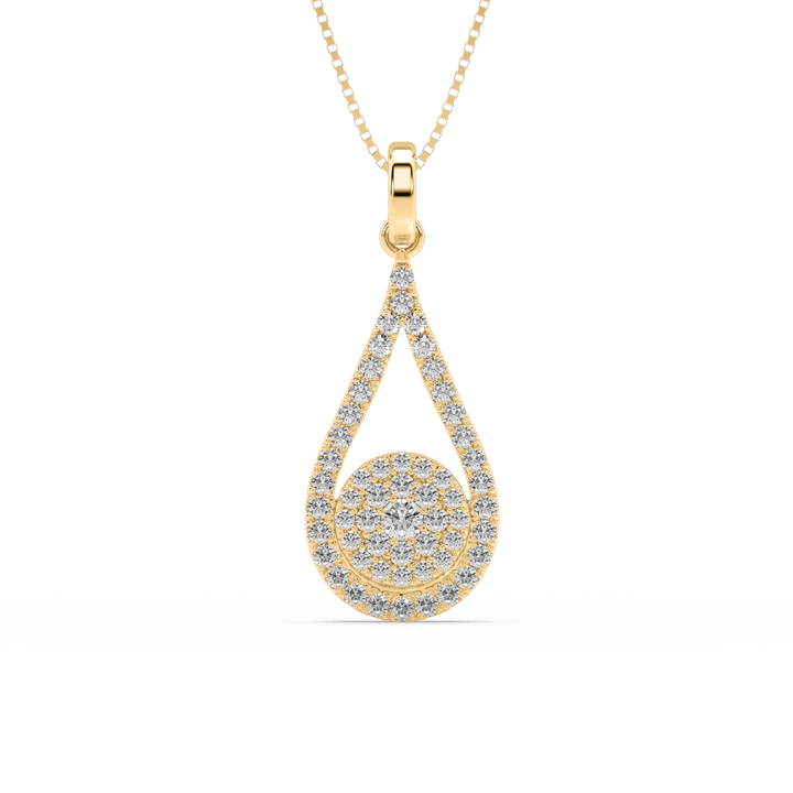 True Diamond Dazzling Drop Pendant