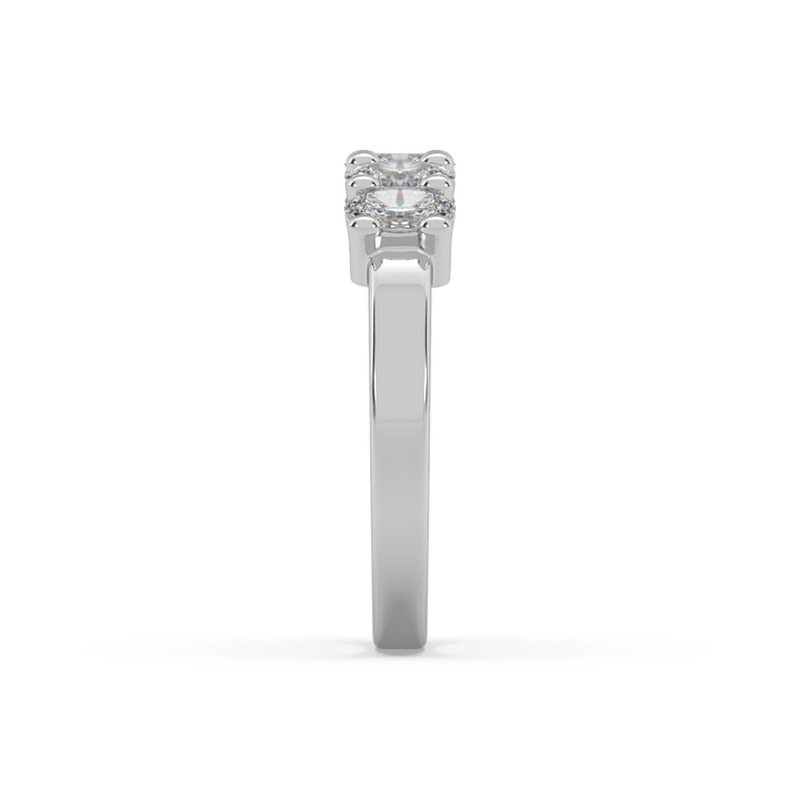 5 Stone Oval Lab Diamond Cocktail Ring