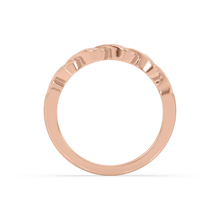 Lab Diamond Infinity Ring