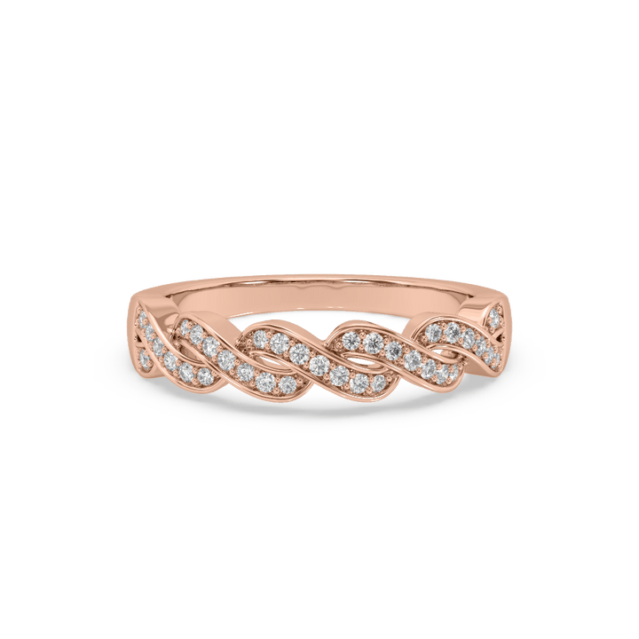 Lab Diamond Infinity Ring