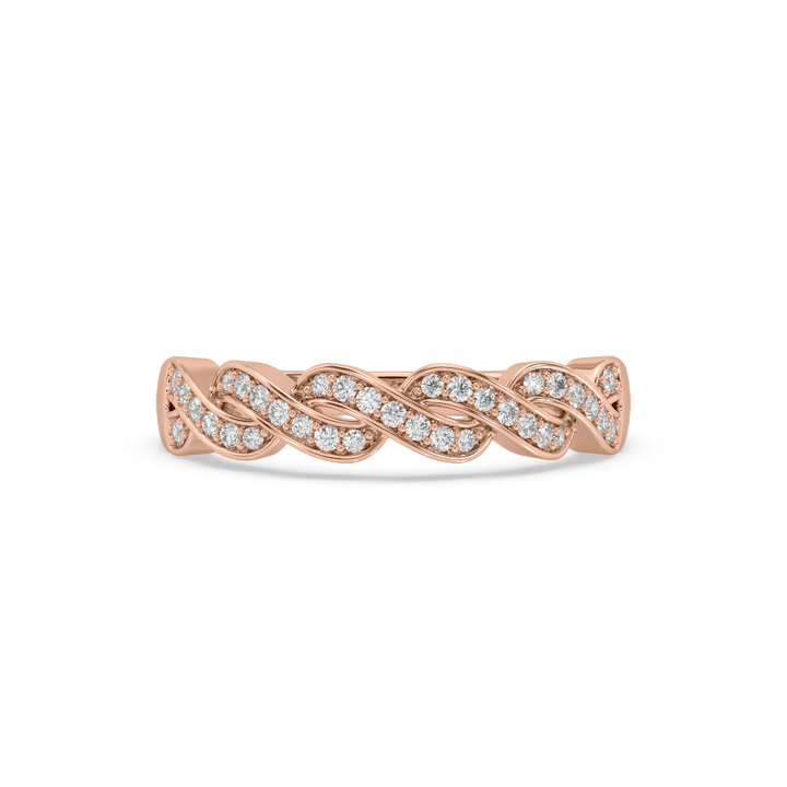 Lab Diamond Infinity Ring